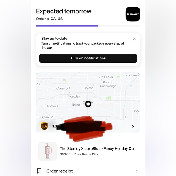 Brand New STANLEY X LOVESHACKFANCY 40oz Rosa Beaux Pink (LSF x Stanley holiday) - Picture 2 of 2